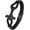 A-Black, variant on Viking Thor's Hammer Cremation Bracelet for Ashes for Men Braided Leather Wristband Cuff Bangle Memorial Urn Jewelry Funeral Keepsake Gift