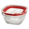 thumbnail image 4 of rubbermaid easy find lid glass food storage container, 4 cup (2856004), 4 of 5