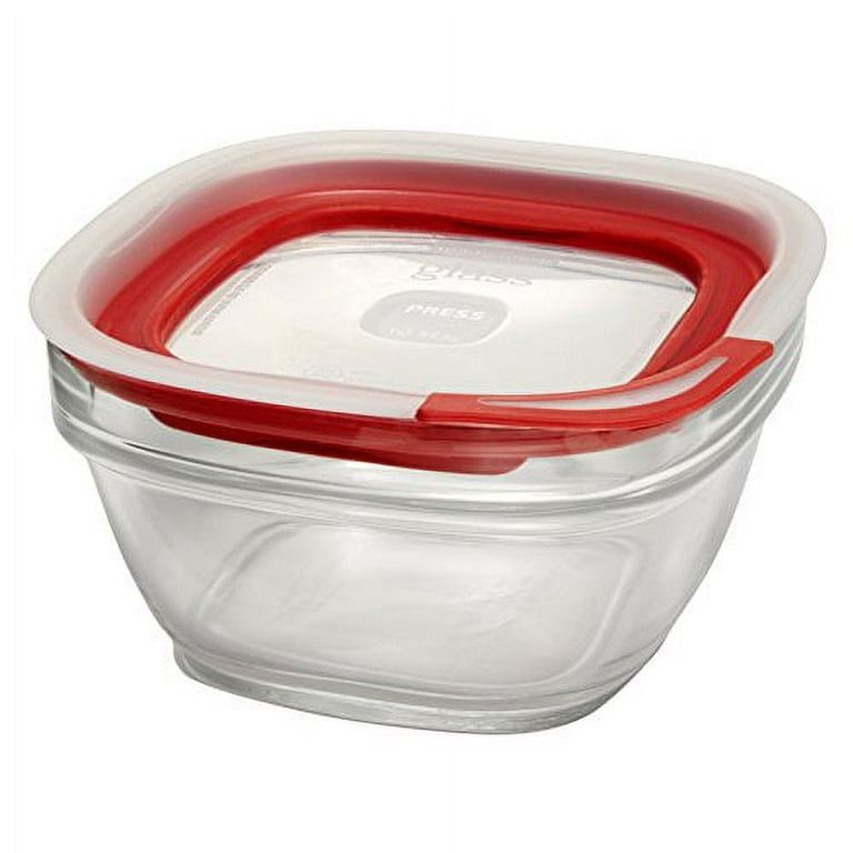 Rubbermaid Glass 4 Cups Easy Find Lid & Container - Shop Food
