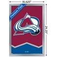 thumbnail image 3 of NHL Colorado Avalanche - Logo 21 Wall Poster, 14.725" x 22.375", Framed, 3 of 3