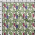 thumbnail image 4 of oneOone Cotton Cambric Light Green Fabric Tropical Quilting Supplies Print Sewing Fabric By The Yard 42 Inch Wide, 4 of 4