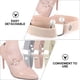 thumbnail image 2 of Cordones De Tacones Altos Para Mujer, Cordones De Tacones De Banda Elástica, Cordones De Moda Sin Corbata, Hebilla De Cordones Perezosos 1 Par Minnieouse AP006295-02, 2 of 6