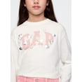 thumbnail image 2 of Remera de Manga Larga con Logo GAP para Niñas Blanco Hueso XL, 2 of 3