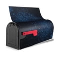thumbnail image 3 of Bingfone Blue Glitter Retro Magnetic Mailbox Cover Standard Size For Garden Yard Outdoor Decorations-21x18 In, 3 of 7