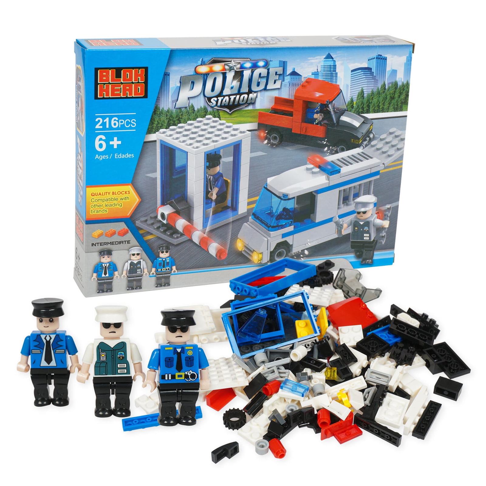 My Blox Police Car  Construction Blocks Mini Set 25 Pieces Ages 6-14 compatible 