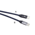 thumbnail image 3 of pitrice USB 3.1 Type C to Type c Cable 10 Gbps 5A QC3.0 Fast Charging Type-c Cable for Mobile Phone, 0.25m, 3 of 7