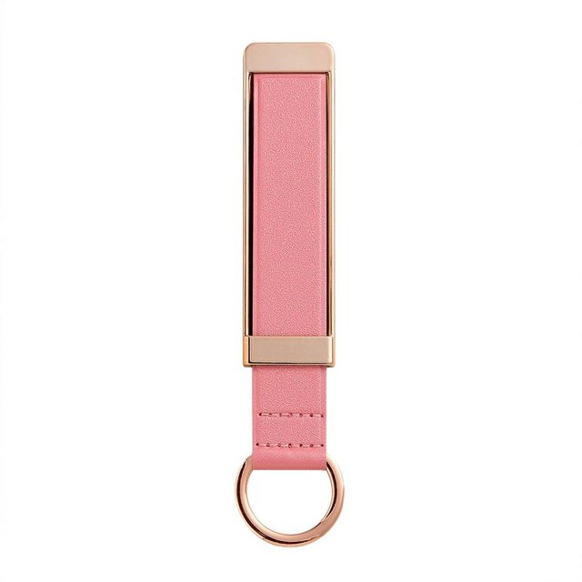 Correa de muñeca para teléfono móvil, soporte multifuncional universal con hebilla de anillo, pasta de cuero de metal, soporte de escritorio extraíble resistente a caídas