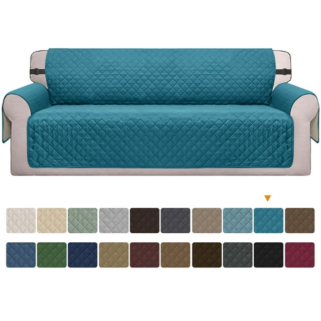 Reversible Sofa Cover Machine Washable Couch Cover Water Resistant Slipcover Non Slip Furniture Protector for Dogs, Children, Pets