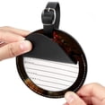 thumbnail image 2 of Thanksgiving Turkey 2pcs PU Leather Round Bag Tags Suitcase Handbag Tags with Privacy Cover and Name ID Tag for Travel Luggage, Handbags, Backpacks, School Bags, 2 of 6