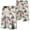 HTD893, variant on New 3D Print Hawaii Hibiscus Ethnic Mix Tropical Flower Board Shorts Men Swim Trunks Women Vaion Short Pants Floral Shorts