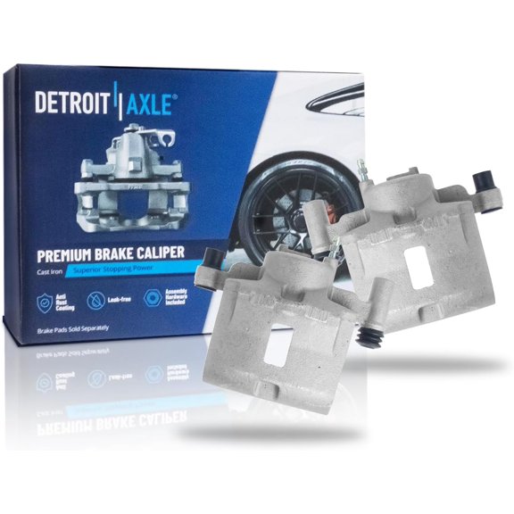 Detroit Axle - 2pc Front Brake Calipers for Ford 1993-1997 Probe Mazda MX-6 1993-2002 626, Disc Brake Calipers Assembly Replacement