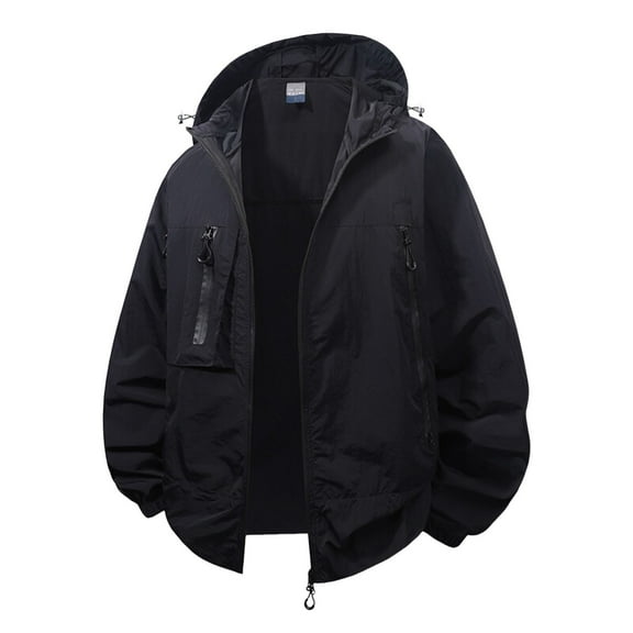 Kureaily New Summer Sun Clothing For Men And Women Thin Hooded Jacket