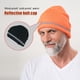 thumbnail image 2 of Qarigey Gorros de calavera para hombre, gorro de invierno con forro reflectante, gorro térmico multifunción a prueba de viento, gorros de protección Sombreros Negro Qarigey AP009592-01B, 2 of 6