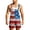 Red, White, Blue, variant on American Flag Overalls Men 4th of July Overall Shorts 250 Anniversary USA Bibs Red White and Blue Outfits Patriotic