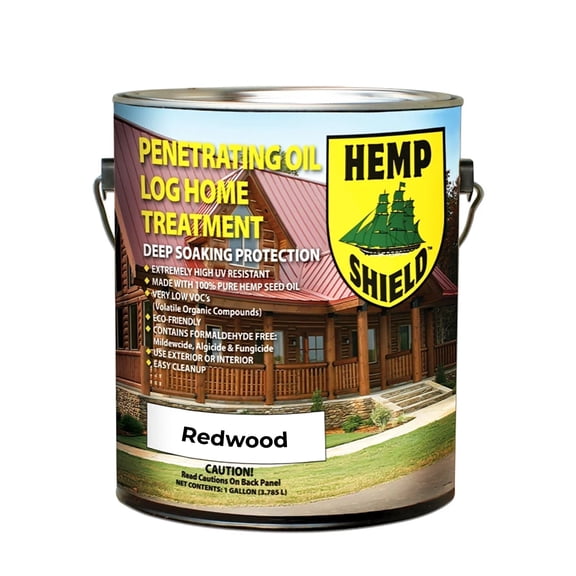 HempShield Log Home Treatment 1Gal Redwood