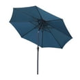 thumbnail image 2 of Ainfox 11ft Patio Umbrellas Outdoor Portable 2 Tier Ventilation Umbrella,Navy Blue, 2 of 10