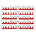 thumbnail image 1 of 10 Uds tira de terminales tipo horquilla roja 400V 15A bloques de terminales ignífugos de cobre rojo para la industria de electrodomésticos Power TB 1510, 1 of 9