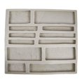 thumbnail image 1 of Veneer Stone Rubber Mold for Concrete or Plaster, EZ Stack Flats, 22.75x20.5, Version 2, Recycled Material, 1 of 4