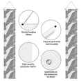 thumbnail image 4 of A Pair Of Decorative Banners 70.9×11.8in Can Be Reused And Easily Installed For Indoor Or Outdoor Or Anywhere Lightslategray Geometric Lines_4, 4 of 7