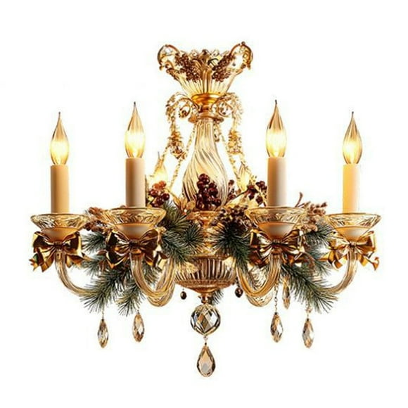 EDHITNR Clearance Flat Acrylic Christmas Hanging Ceiling Candle Flower Painting Window Decoration Wall Decoration Decoration Home Decoration Hanging Board Black and Friday Deals 90% off