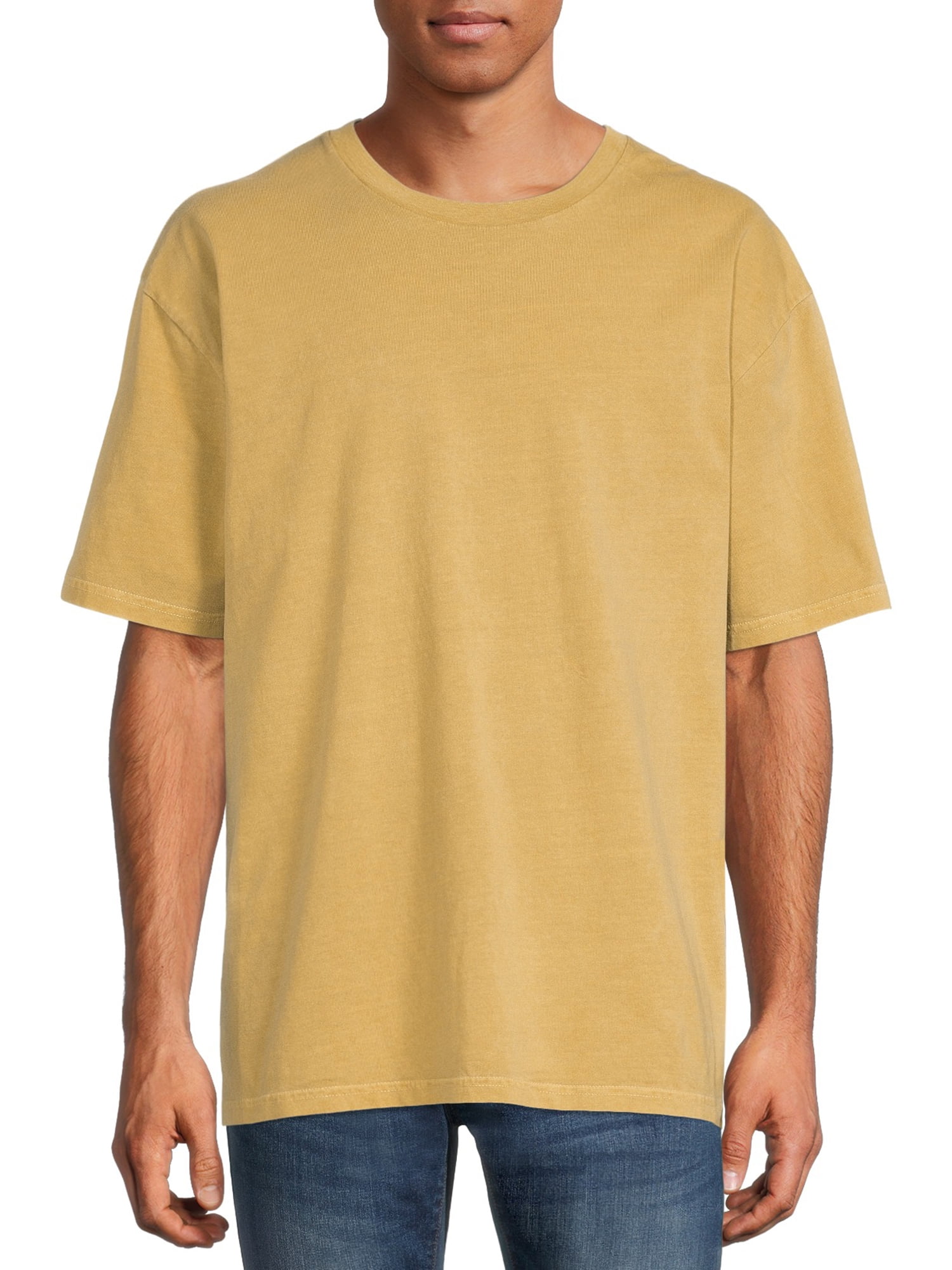 No Boundaries Men's Oversized T-Shirts, 2-Pack