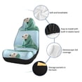 thumbnail image 6 of Salouo Dog Wrapped in Towel Pattern Car Seat Covers,Universal Car Seat Protectors Easy to Install Car Cover Car Accessories Auto/rucks/Van/SUV-2 PCS, 6 of 9