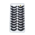 thumbnail image 1 of 10Pairs False Eyelash Natural 3D Fluffy Eyelash Extensions Soft Wispy Eyelashes, 1 of 9