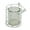 White & Clear, variant on 4 in. White & Clear Wire Basket & Glass Jar