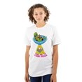 thumbnail image 3 of Funny Alien Take Me To Your Pizza Men's Graphic T Shirt Tees Brisco Brands S, 3 of 6