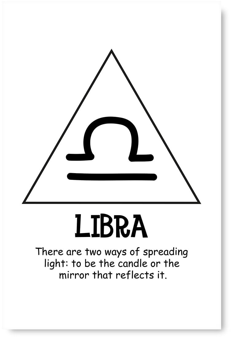 Awkward Styles Libra Zodiac Sign Libra Poster Astrology Zodiac