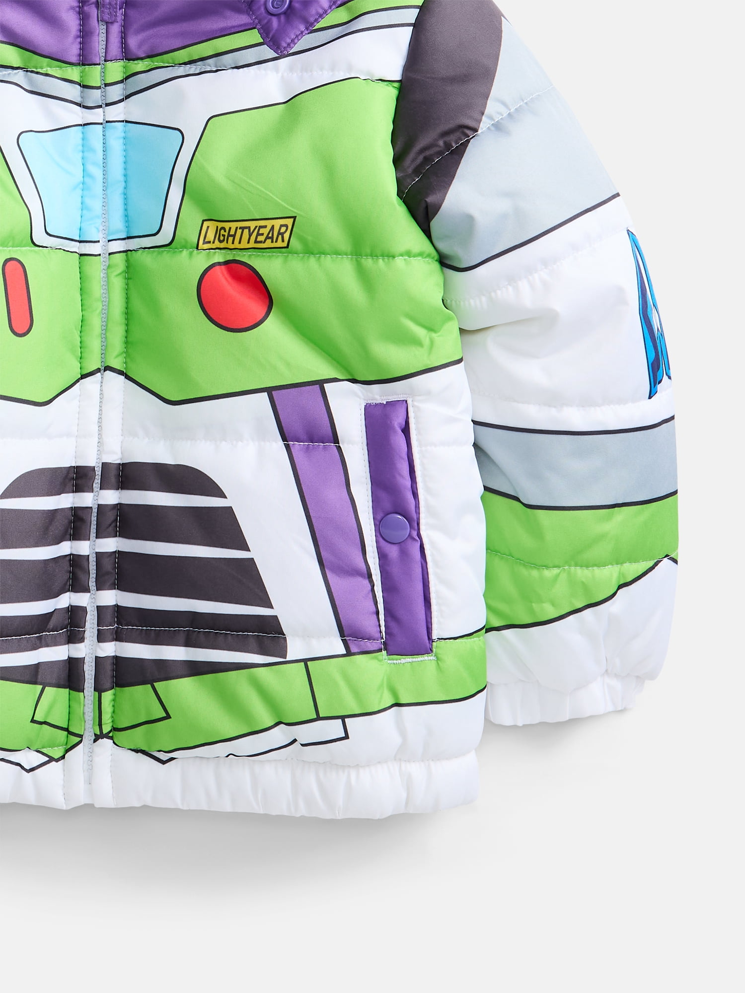 Disney Toy Story Toddler Boys Heavyweight Puffer Jacket, Sizes 2T-5T