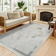 thumbnail image 2 of White Medallion Area Rugs for Living Room Washable Rugs Boho Moroccan Area Rug Soft Neutral Geometric Bohemian Carpet Distressed Indoor Rug for Bedroom Dining Room Office Foldable Nonslip Rug, 2 of 9