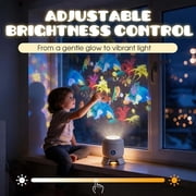 Tarmeek 1080P Full HD Portable Mini Projector, 180° Rotatable Movie Projector with USB Input, Compact Lightweight Design for Indoor & Outdoor Home Entertainment
