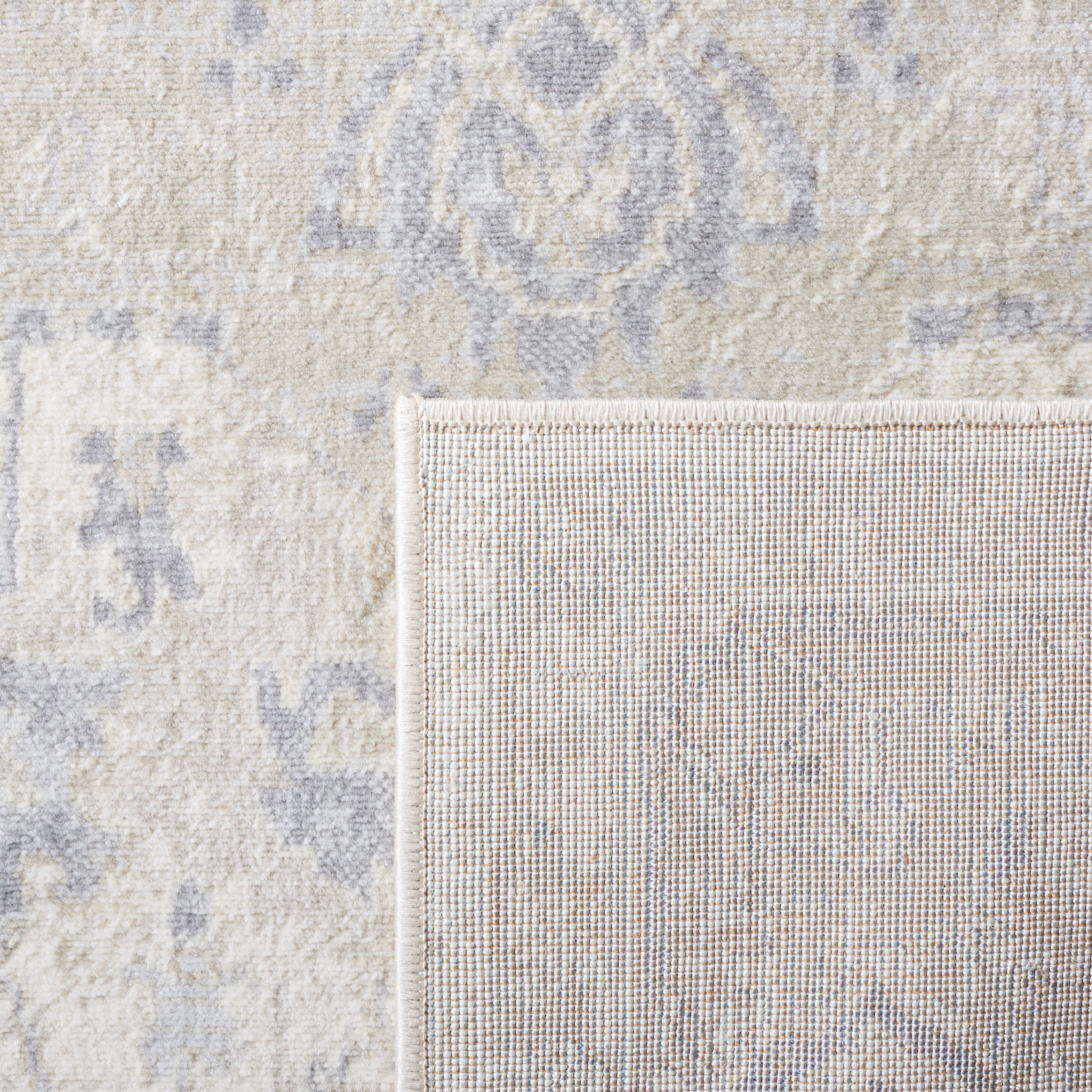 SAFAVIEH Brentwood Dimas Oriental Area Rug, Ivory/Gray, 9' x 12'