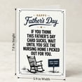 thumbnail image 3 of ZZkhGO Funny Heartfelt Father's Day Card, Humorous Joke Blank Inside 300gsm Kraft Envelope, Premium Recycled Cardstock for Dad Grandpa Stepdad Adoptive Father, 3 of 7