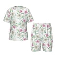 thumbnail image 1 of Balery Lilies Flowers Conjunto de Pijama Infantil de Manga Corta con Estampado – Ropa de Dormir de Algodón Suave-4X-Large, 1 of 6