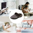 thumbnail image 6 of isotoner Womens Recycled Microsuede Mallory Hoodback Slipper ASH-6/7, 6 of 7