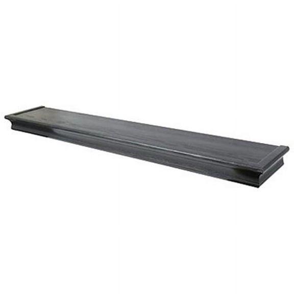 36 in. High & Mighty Beveled Floating Shelf, Black