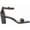 Black Patent Leather, variant on Vera Ankle Strap Block Heel Sandal Barely Nude G5122LC254 Women's Size 8.5