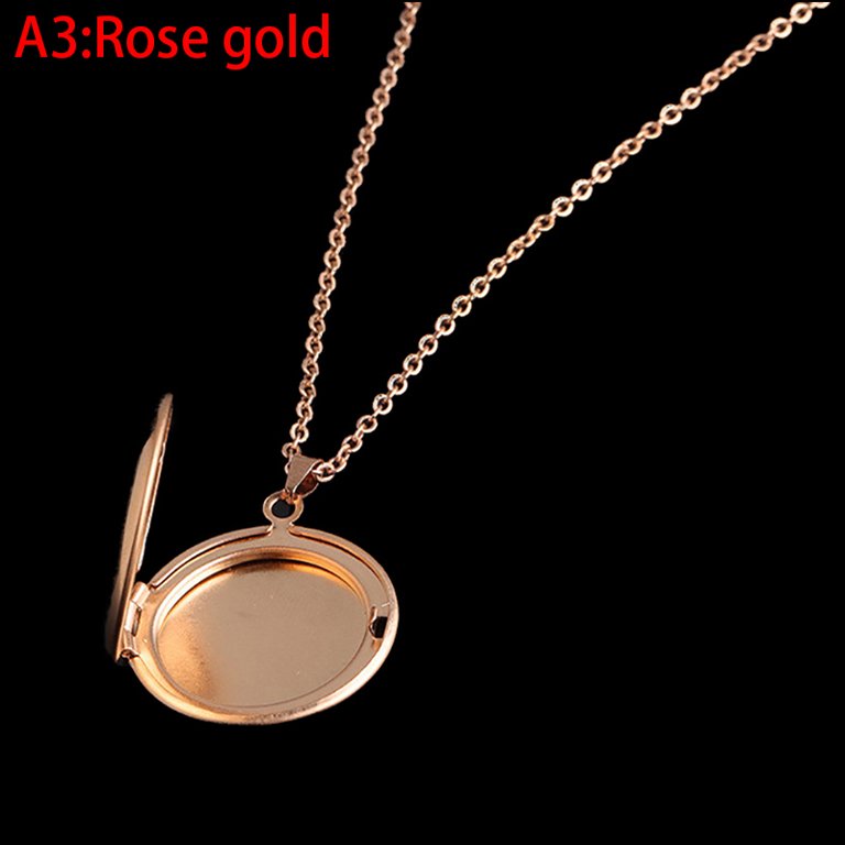 Stainless Steel Silver-Tone Floating Charms Kids Glass Locket Pendant  Necklace 