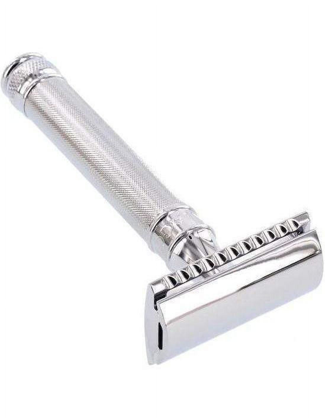 Edwin Jagger DE89BA11 Double Edge Safety Razor, Barley Chrome