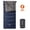 Navy Blue, variant on KingCamp XL Cotton Flannel Sleeping Bags, Oversized Portable Envelope Sleeping Bag for Adults for Backpacking & Camping, 5.07LBS ,Left (Coffee)