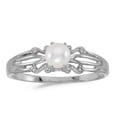 thumbnail image 1 of 10k White Gold Freshwater Cultured Pearl Ring, 1 of 2