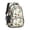 Mushroom and Berry, variant on Mushroom and Character Beige Pattern Backpack for School, Cute School Bag with Adjustable Shoulder Straps and Padded Back, 16.9"x12.6"x5.9"