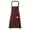 Wine, variant on Women's Kitchen Apron with Striped Breathable Oil-Resistant Cooking Smock with Neck Strap for Home Baking Restaurant Green