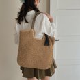 thumbnail image 4 of Bolsos laterales grandes con borla de paja para mujer bandoleras a Ehuebsd la moda de verano bolsos de playa 2022, 4 of 9