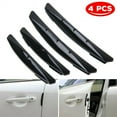 thumbnail image 1 of 4 Pcs Bande de Protection pour Porte de Voiture Anti-Rayures Anti-Collision Noir, 1 of 9