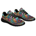 thumbnail image 5 of Hippie Peace Sign Shoes Sneakers for Women Men Black Size 5, 5 of 6
