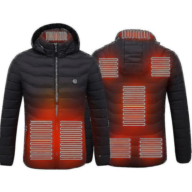 zonas de calefacción, chaqueta térmica, abrigo de calefacción eléctrica cálido para exteriores de invierno