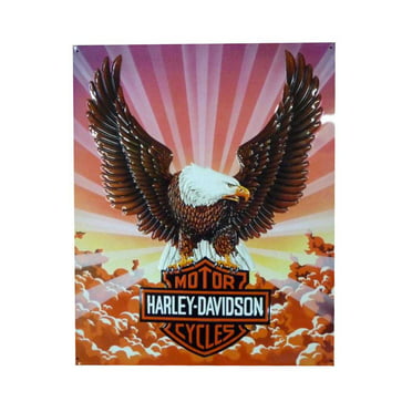 Harley-Davidson Wooden Harley Motto Pub Signs, Set of Three 